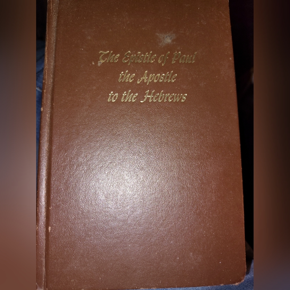 The Epistle Of Paul The Apostle To The Hebrews - 602 Pages